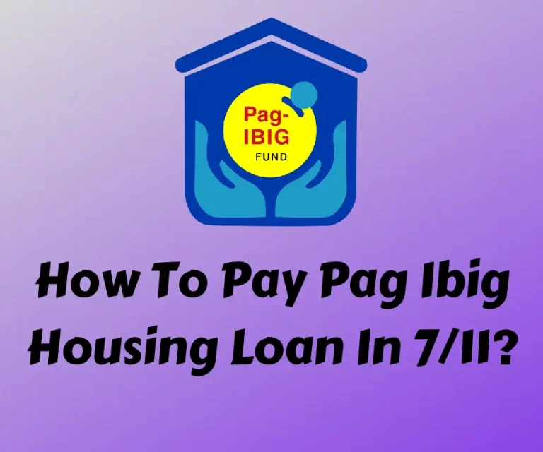 How To Pay Pag Ibig Housing Loan In 7/11